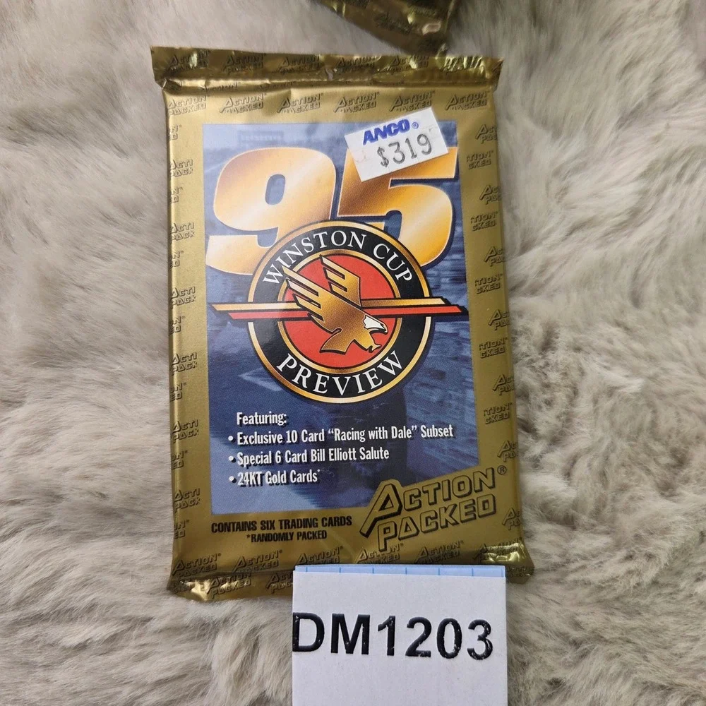 9 Pack Lot 1995 Action Packed Winston Cup Preview NASCAR Racing Trading Cards